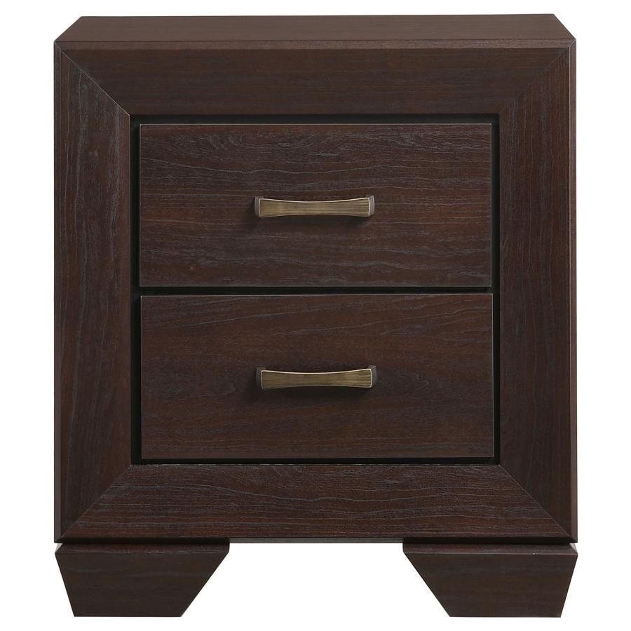 Kauffman 4-piece Eastern King Bedroom Set Dark Cocoa