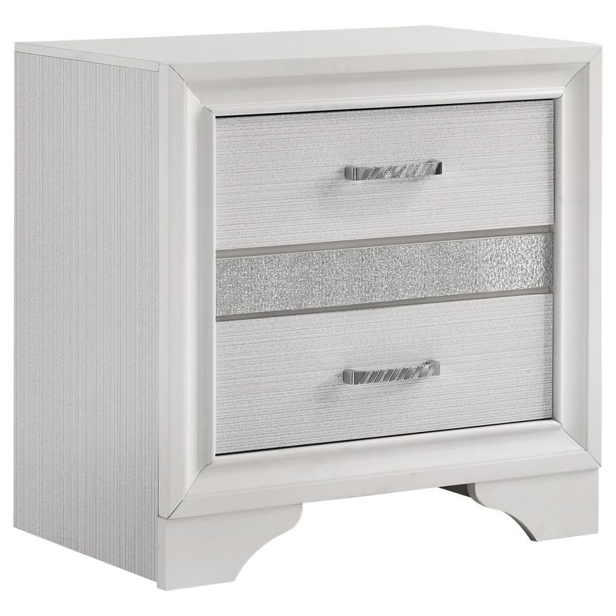 Miranda 5-piece Full Upholstered Bedroom Set White