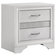 Miranda 2-drawer Nightstand Bedside Table White
