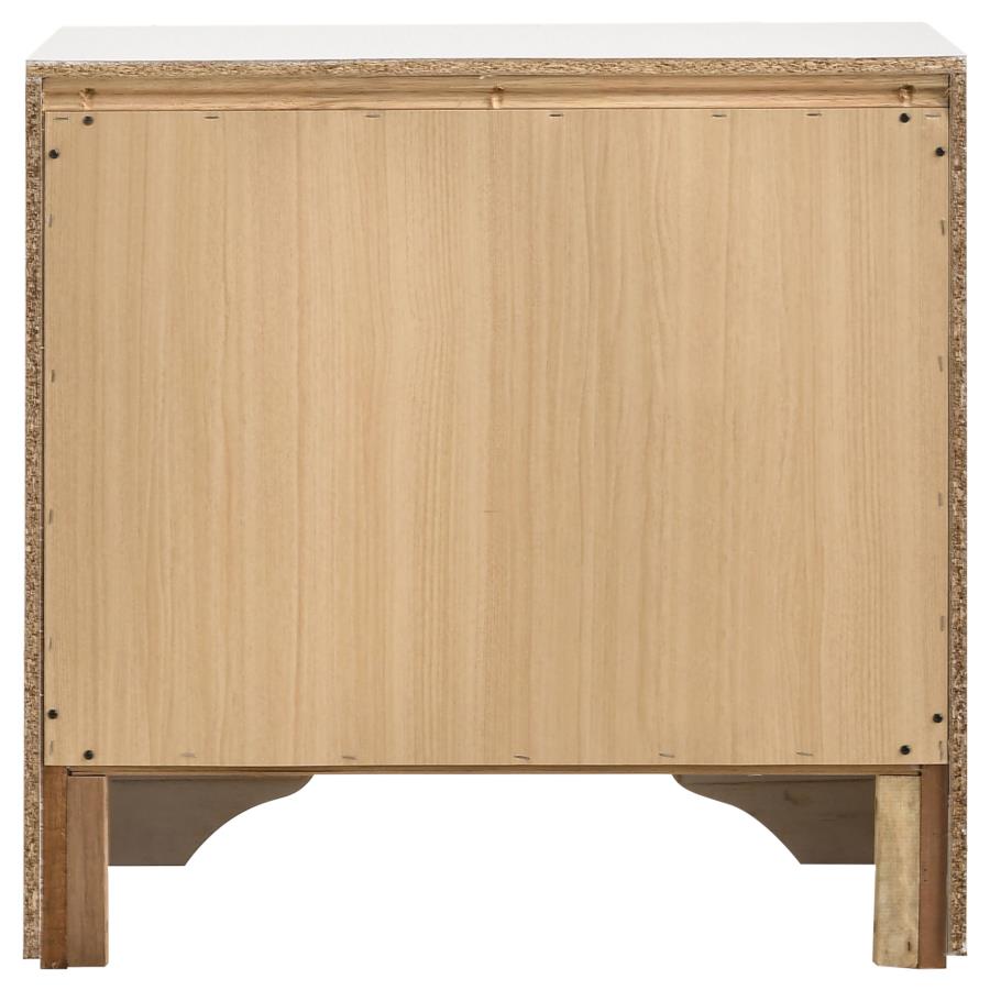 Miranda 2-drawer Nightstand Bedside Table White