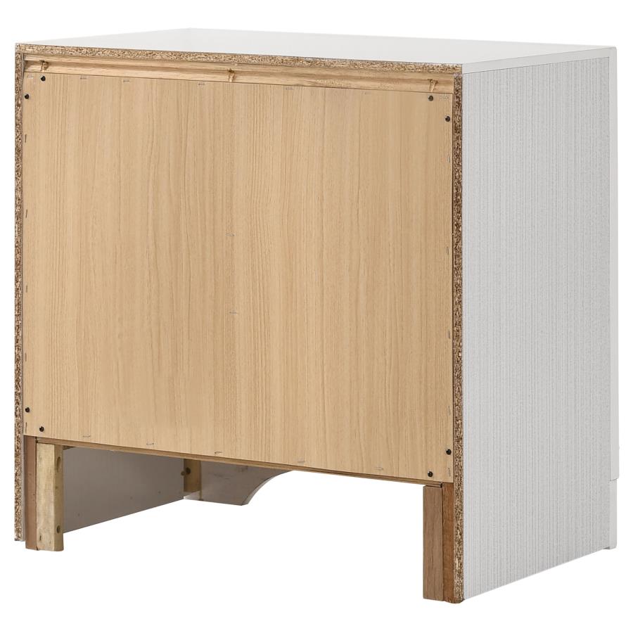 Miranda 3-drawer Nightstand White