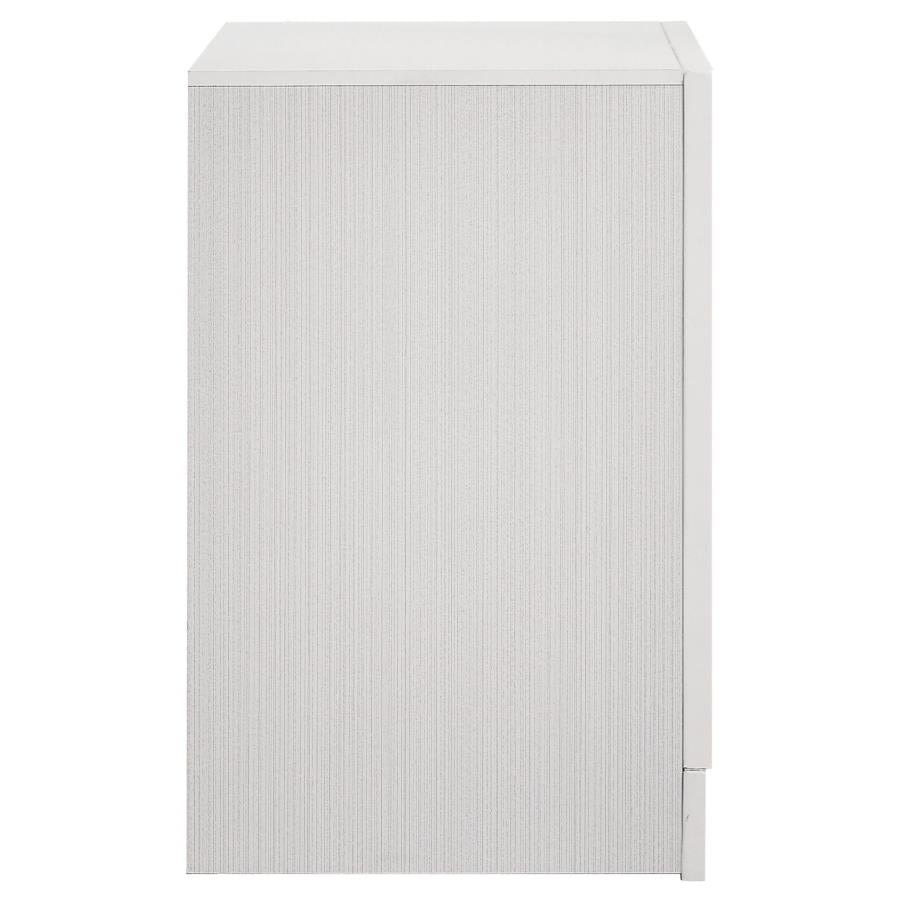 Miranda 3-drawer Nightstand White