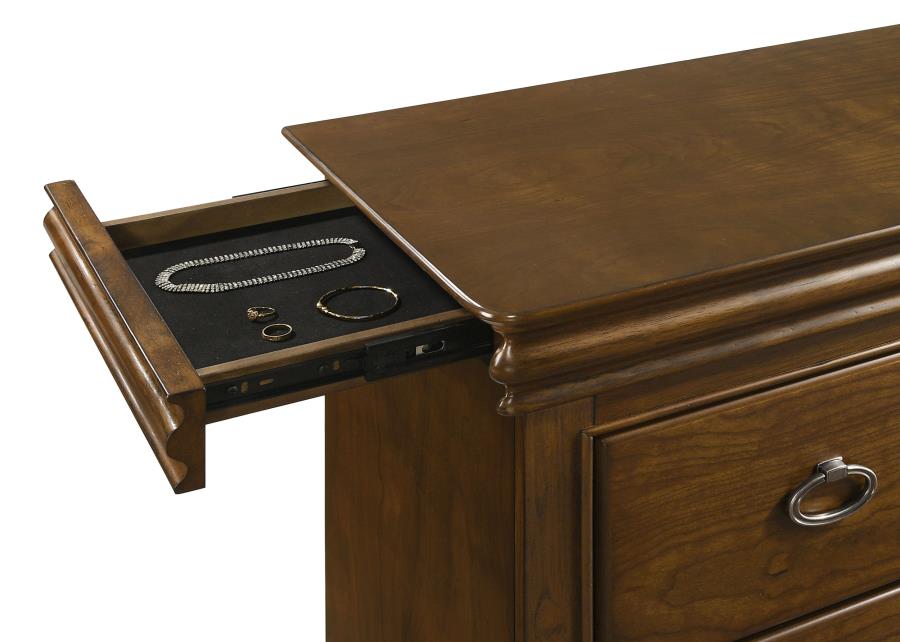 Garland 9-drawer Bedroom Dresser Cabinet Brown Cherry