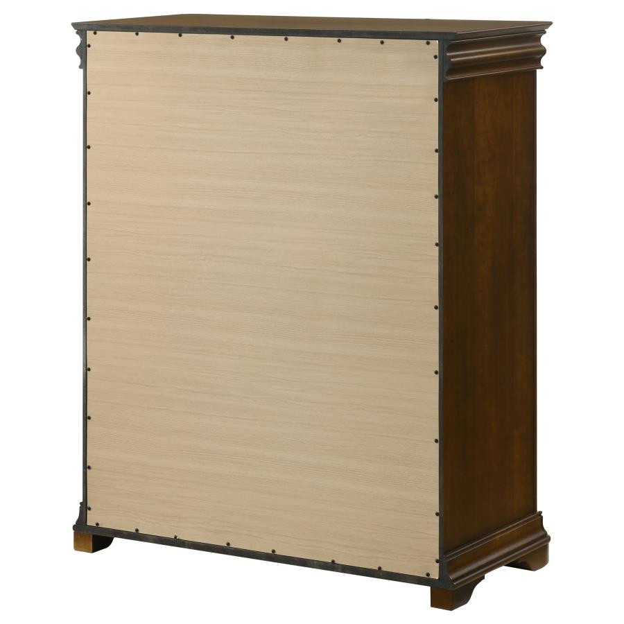 Garland 4-drawer Bedroom Chest of Drawers Brown Cherry