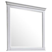 Franco Dresser Mirror Distressed White