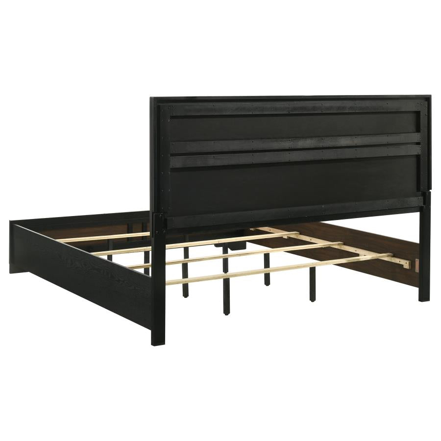 Miranda 5-piece Eastern King Bedroom Set Black