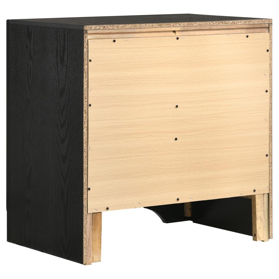 Miranda 4-piece California King Upholstered Bedroom Set Black