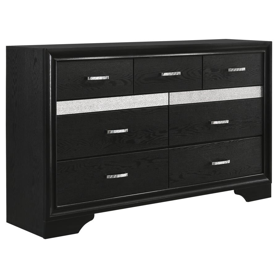 Miranda 4-piece California King Storage Bedroom Set Black