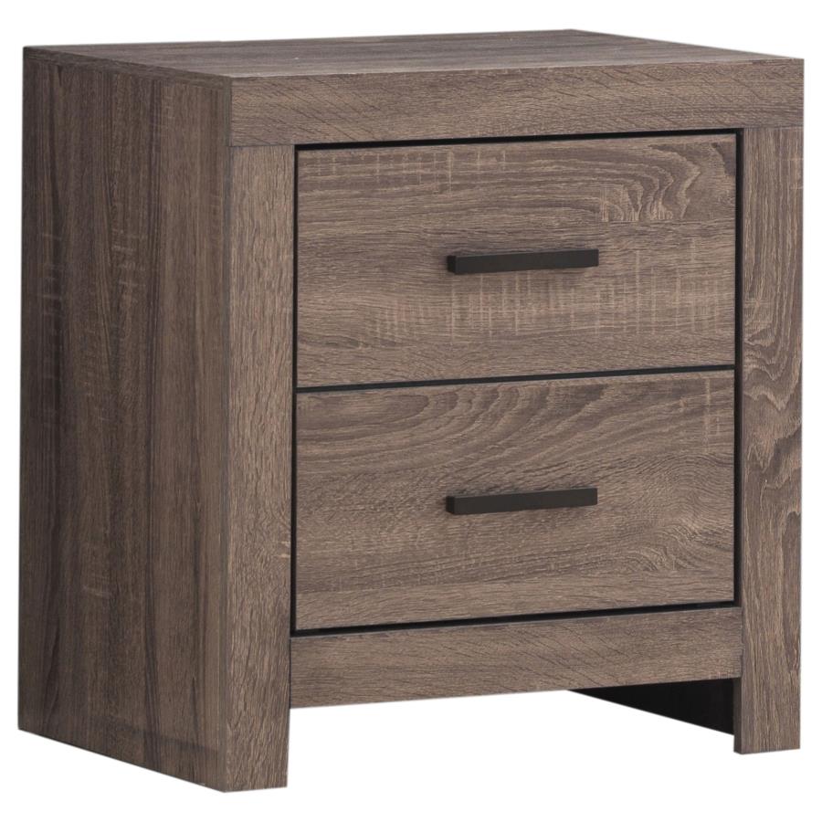 Brantford 4-piece Eastern King Storage Bedroom Set Barrel Oak