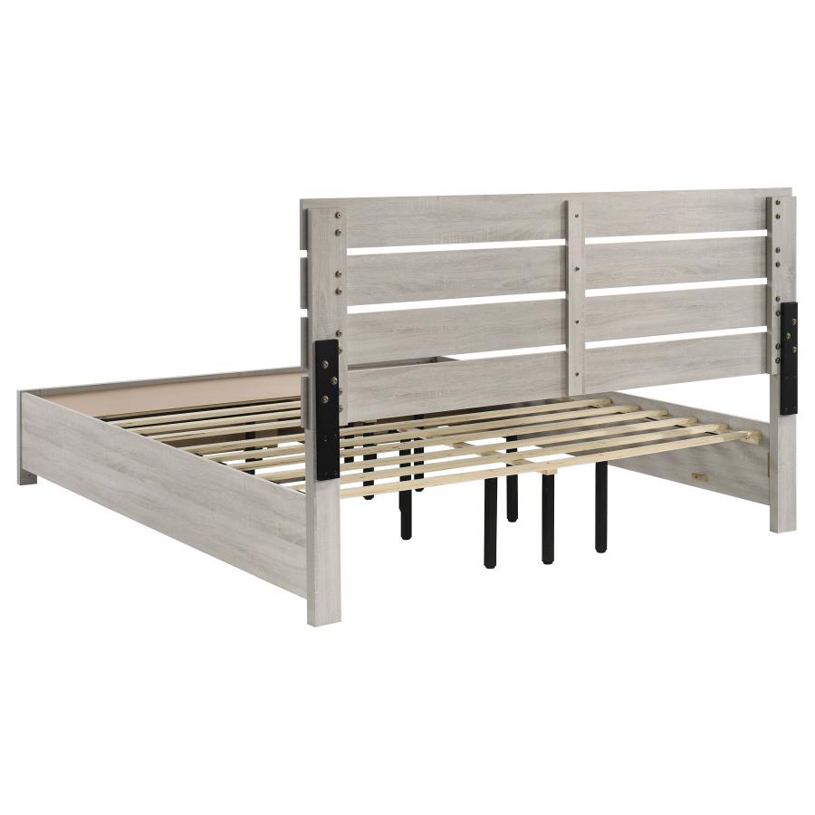 Brantford 5-piece Eastern King Storage Bedroom Set Coastal White