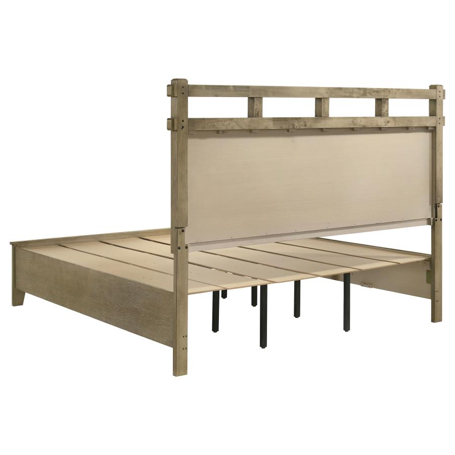 Hazlewood 4-piece Eastern King Storage Bedroom Set Vineyard Oak