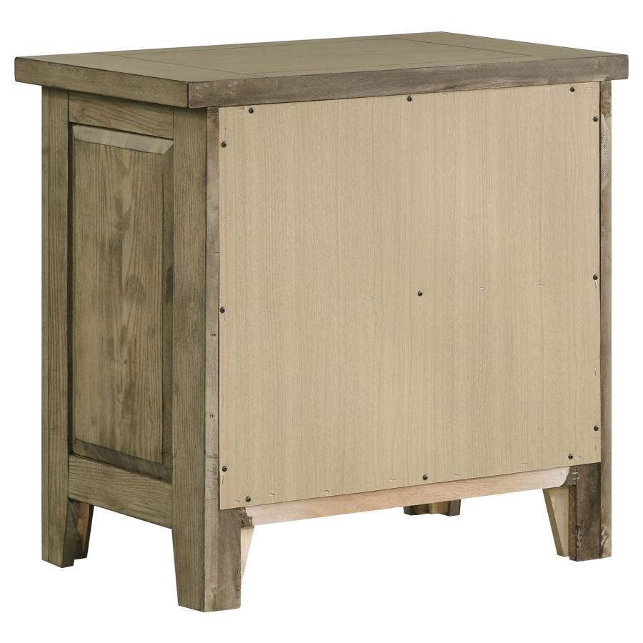 Hazlewood 4-piece Eastern King Storage Bedroom Set Vineyard Oak