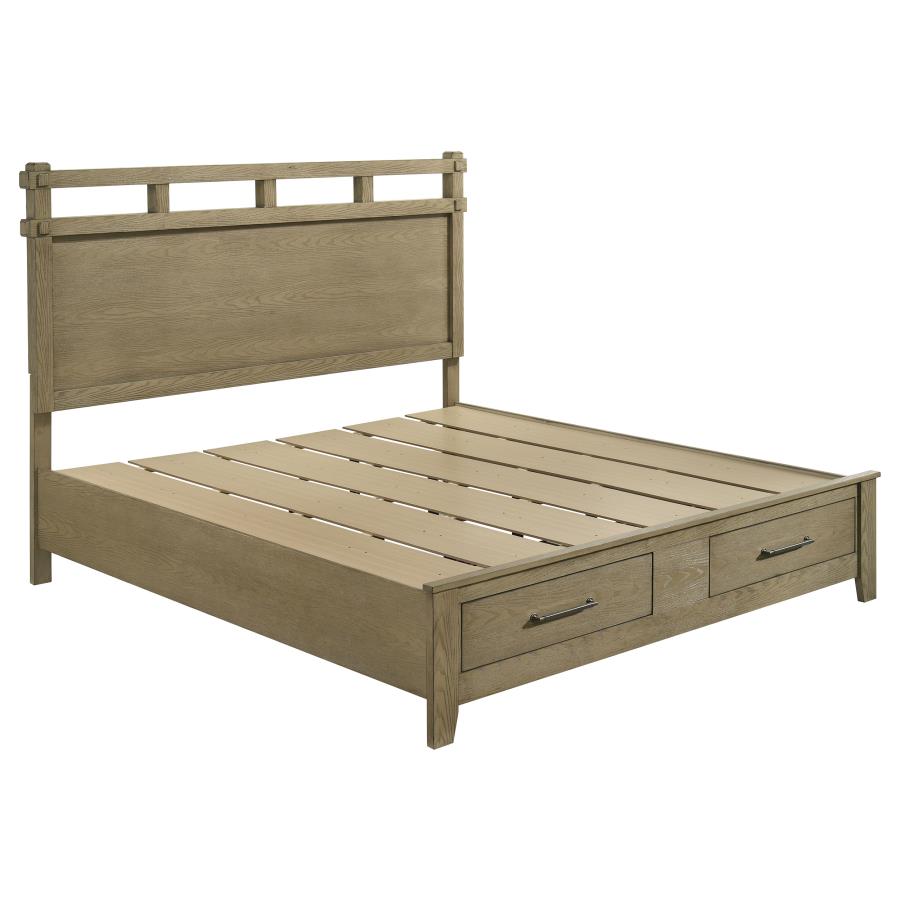 Hazlewood 5-piece Eastern King Storage Bedroom Set Vineyard Oak