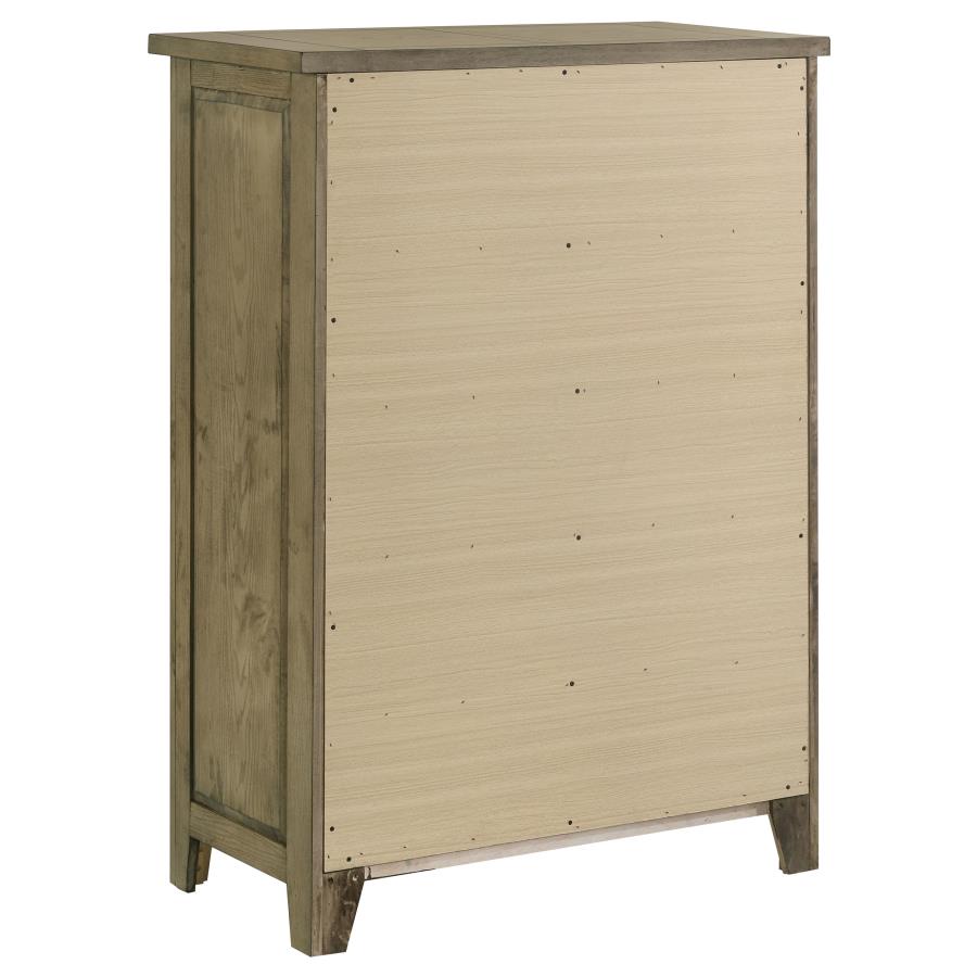 Hazlewood 5-piece Eastern King Storage Bedroom Set Vineyard Oak