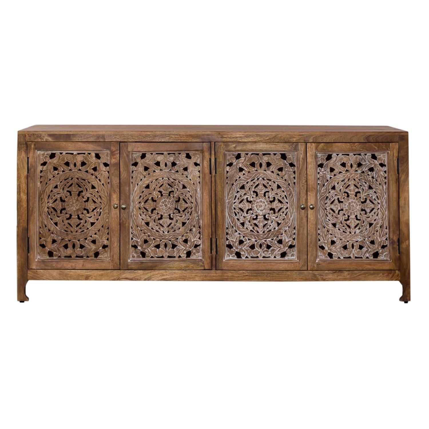Marisol 74 Inch 4 Door Accent TV Stand