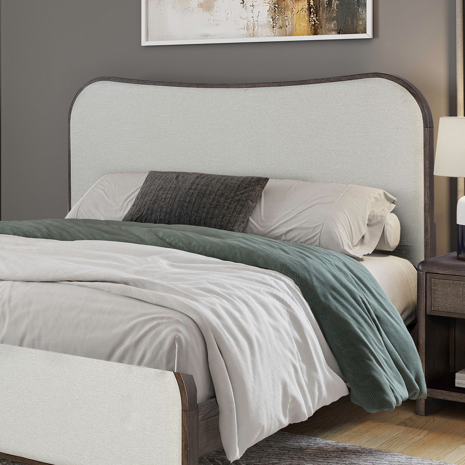Skye View King Upholstery Panel Headboard