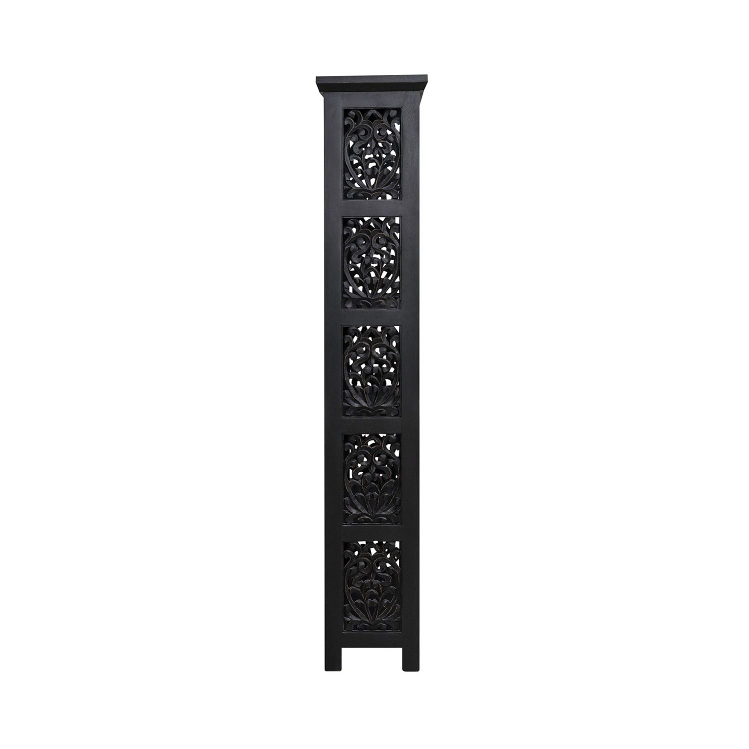 Trellis Lane Accent Bookcase- Black