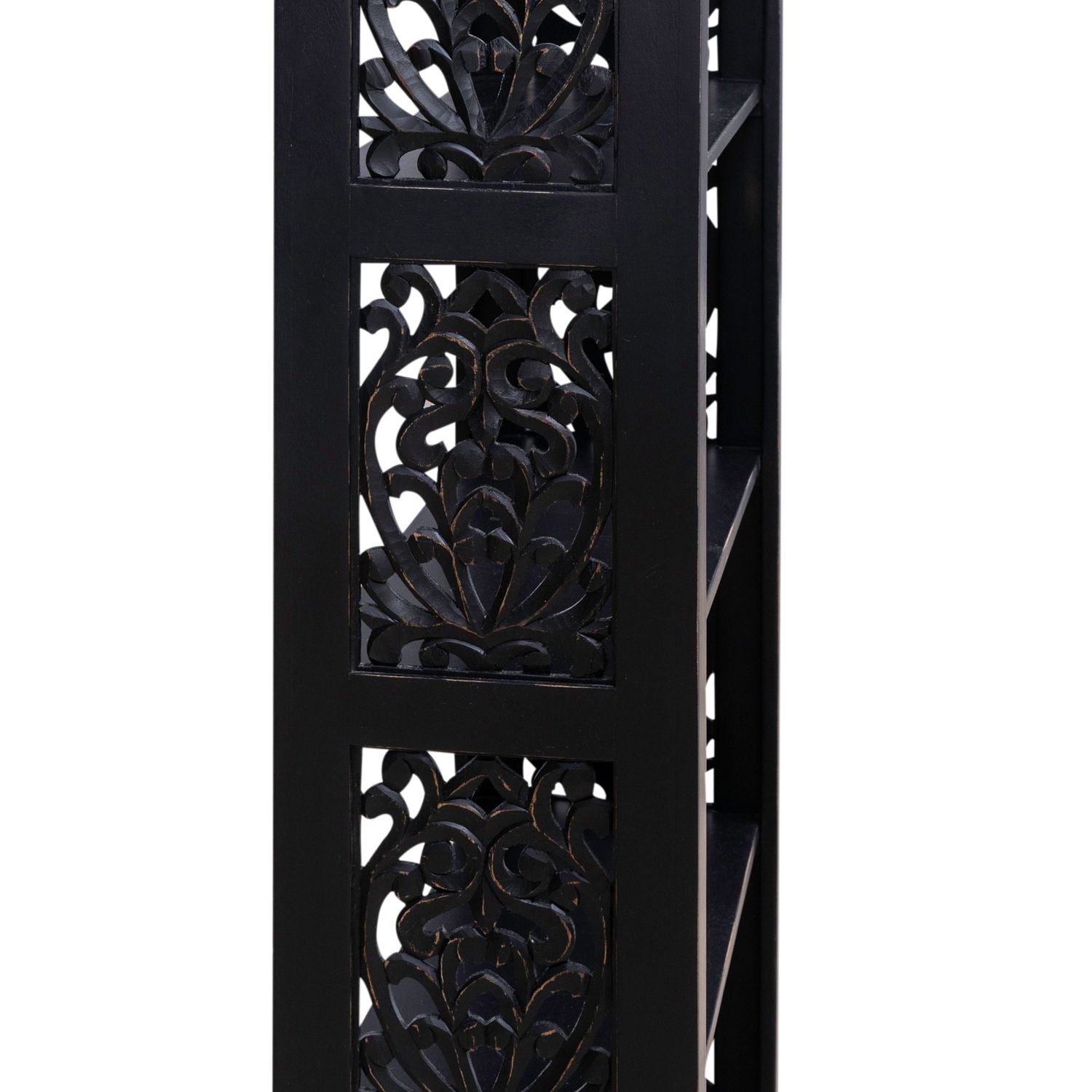 Trellis Lane Accent Bookcase- Black