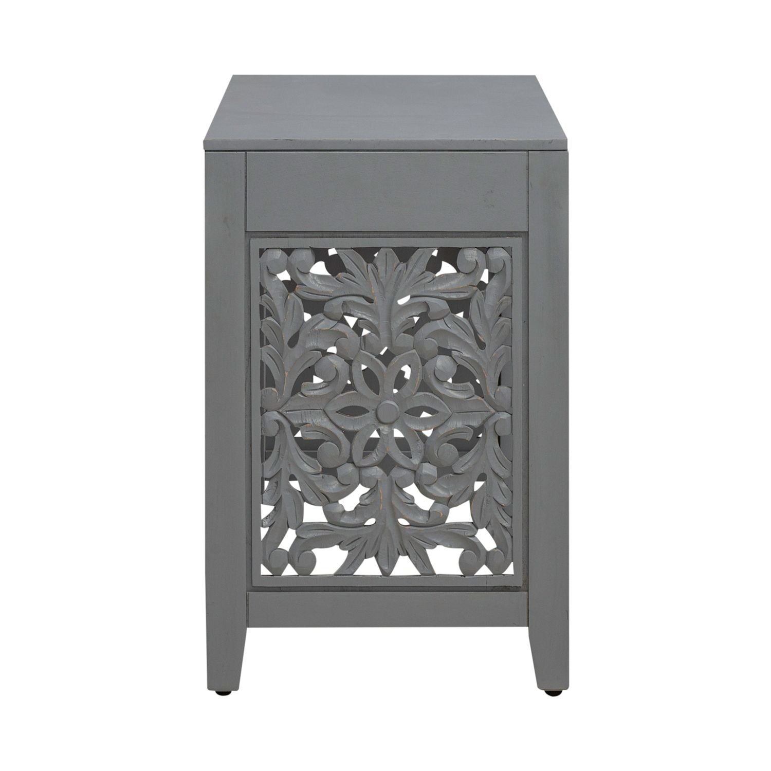 Trellis Lane Accent Writing Desk- Grey
