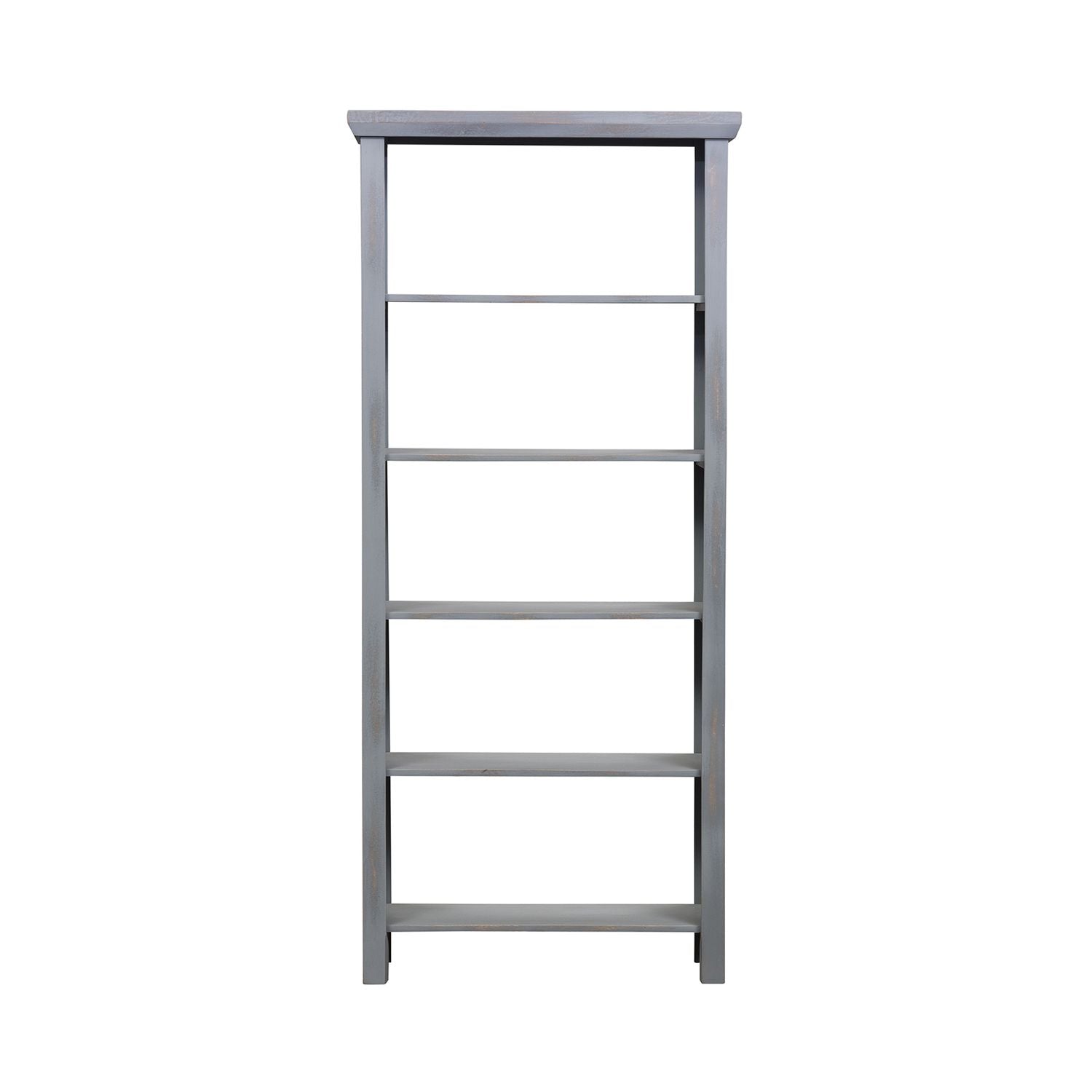 Trellis Lane Accent Bookcase- Grey
