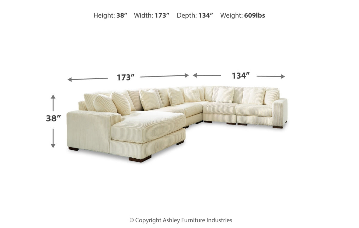Lindyn 6-Piece Sectional with Chaise