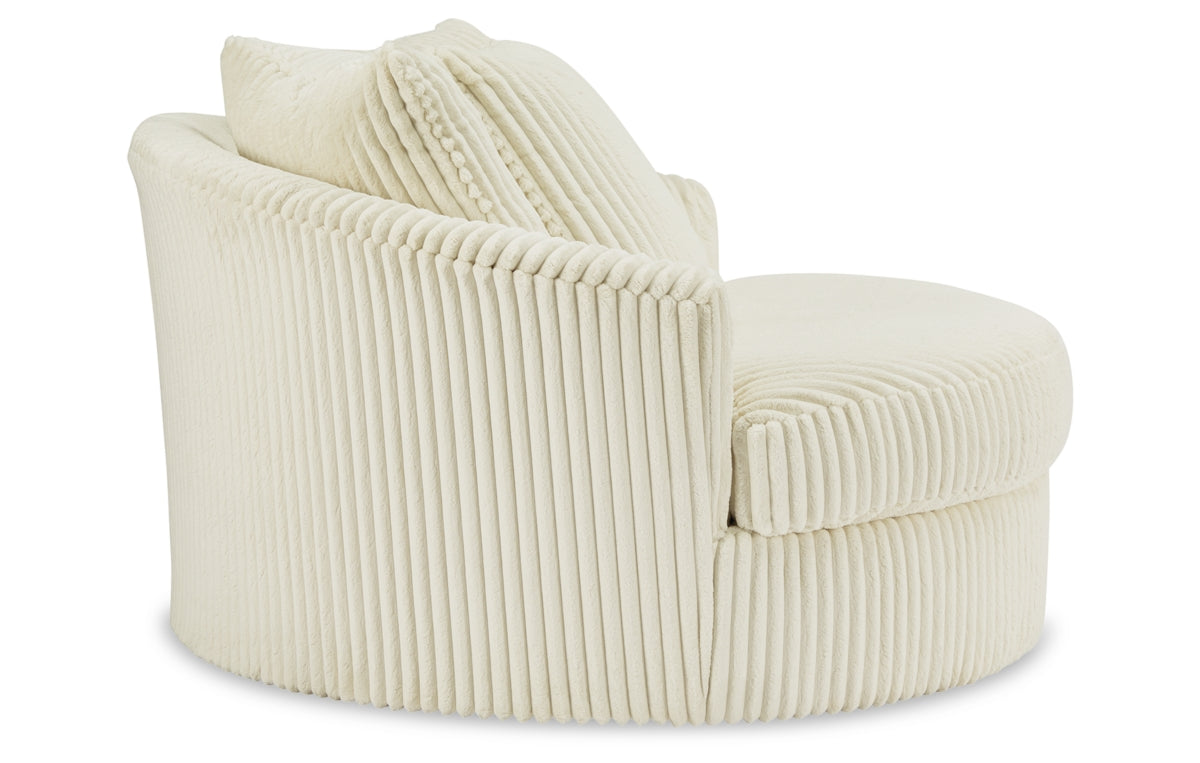 Lindyn Oversized Swivel Accent Chair