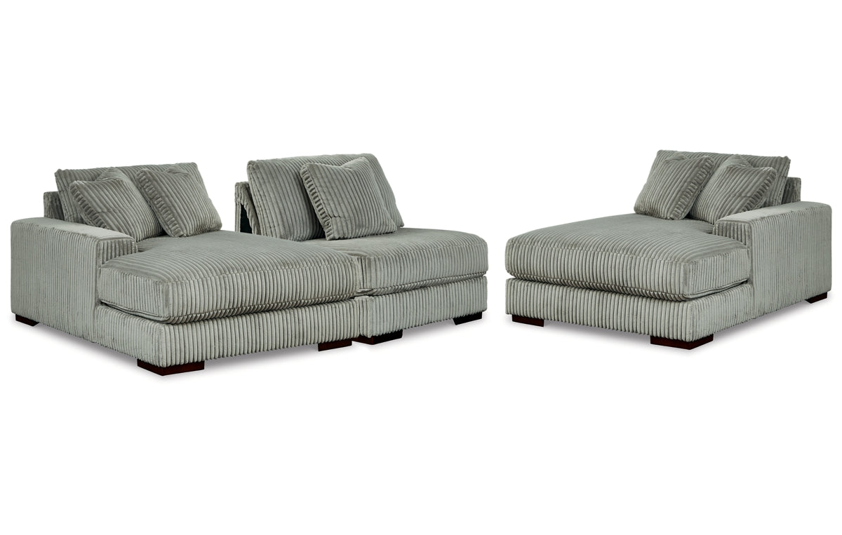 Lindyn 3-Piece Sectional with Double Chaise