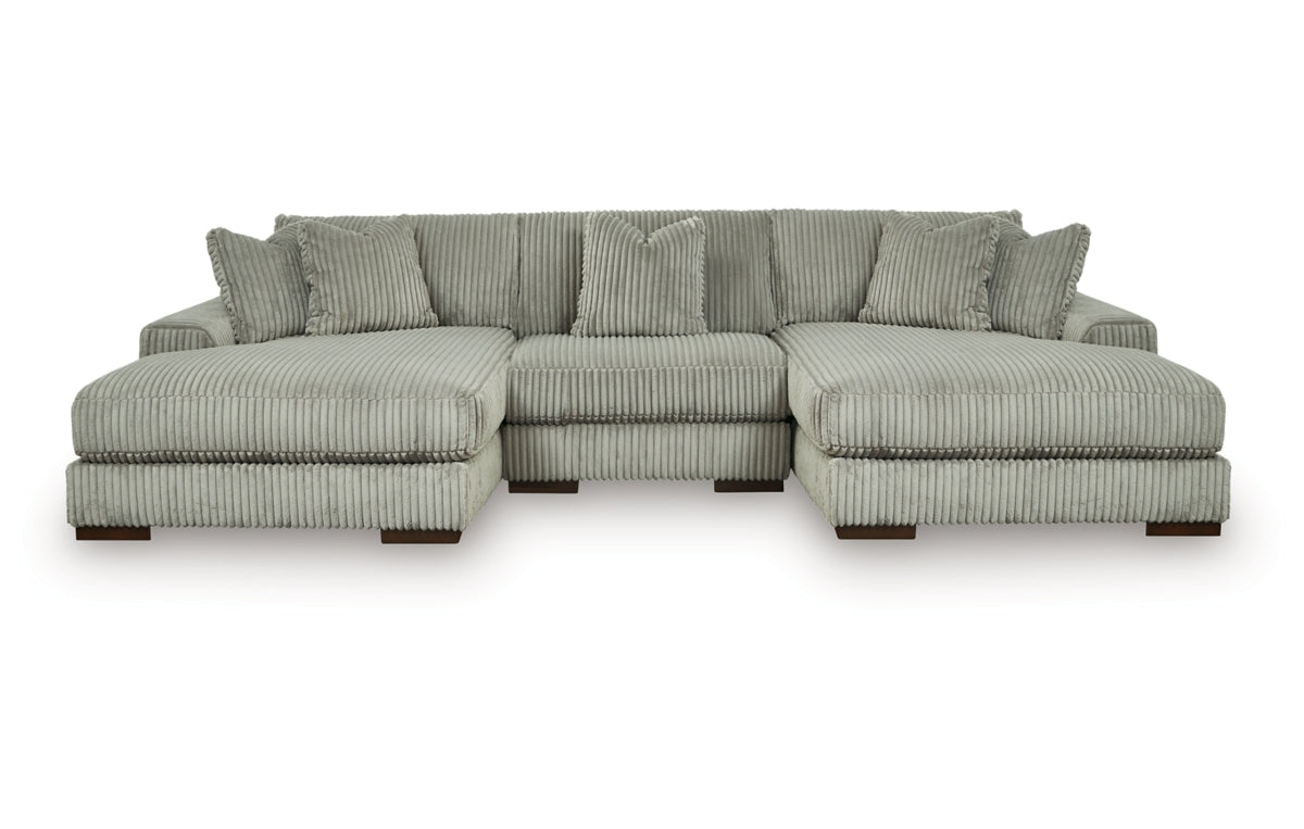 Lindyn 3-Piece Sectional with Double Chaise