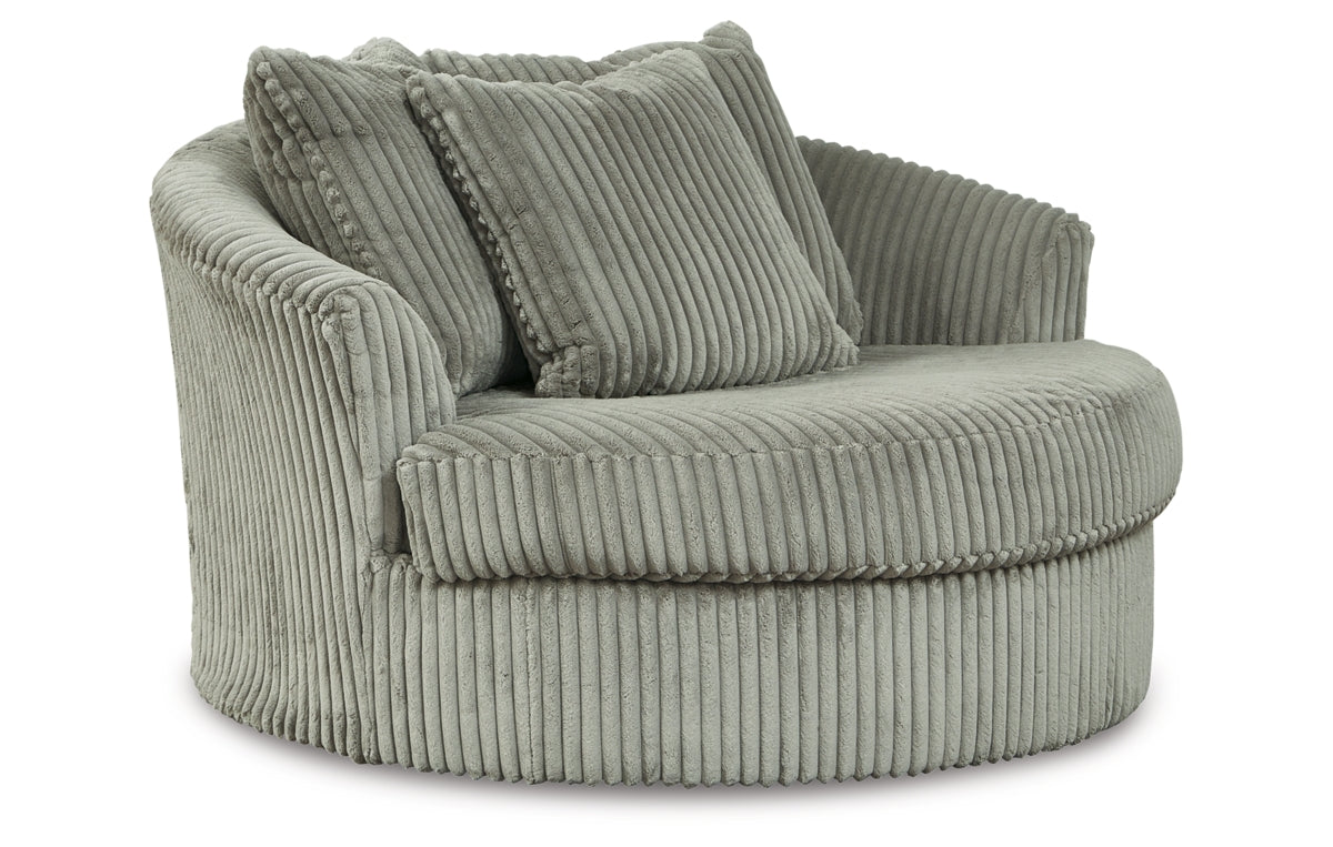Lindyn Oversized Swivel Accent Chair