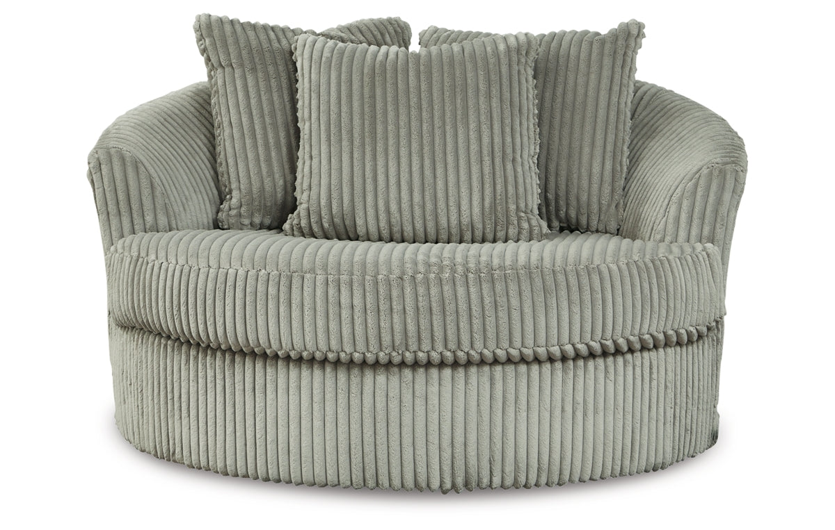 Lindyn Oversized Swivel Accent Chair