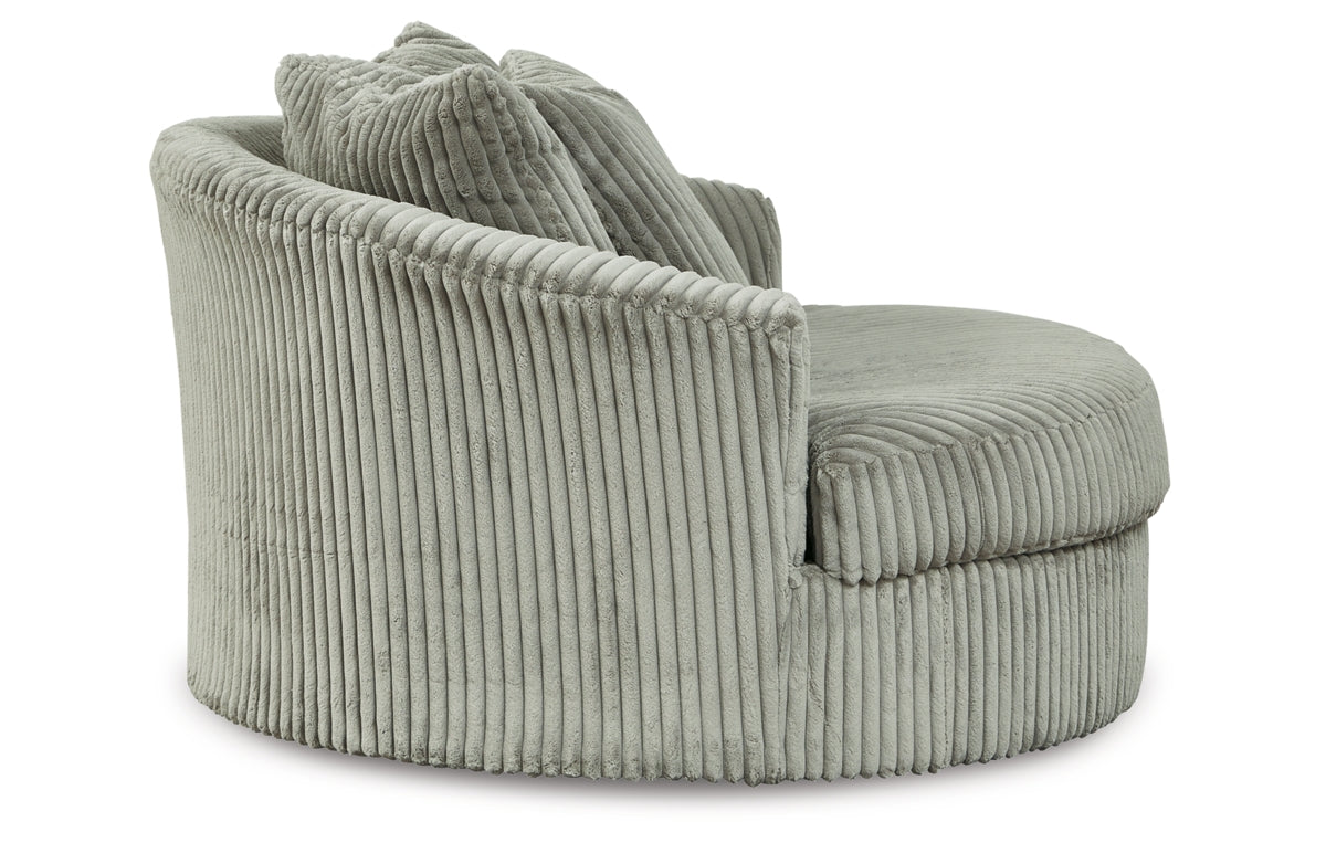 Lindyn Oversized Swivel Accent Chair