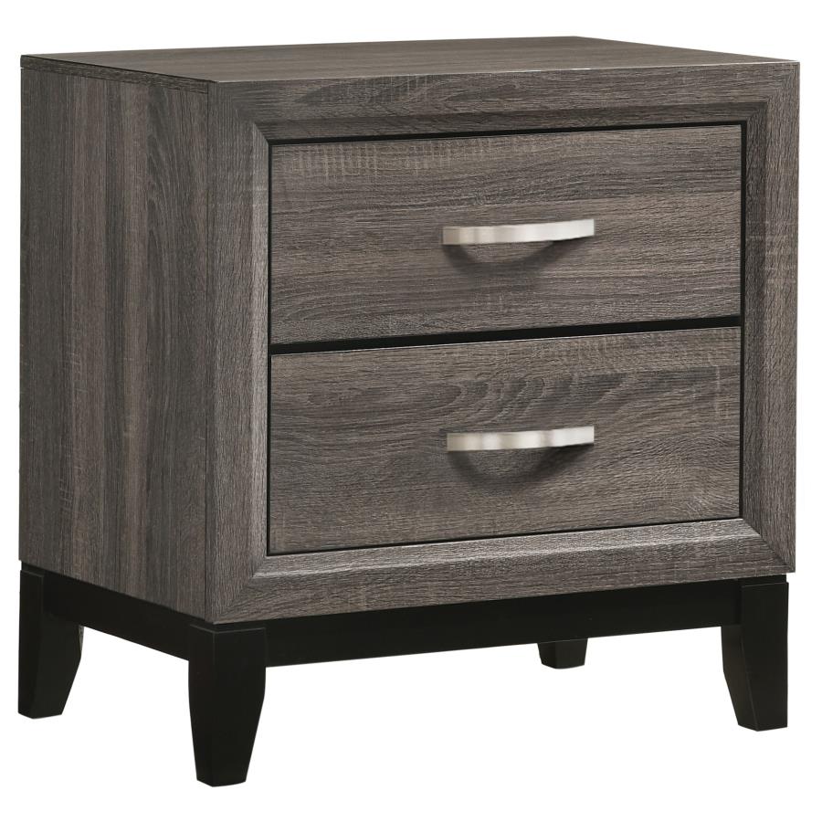 Watson Four-piece Twin Bedroom Set Grey Oak