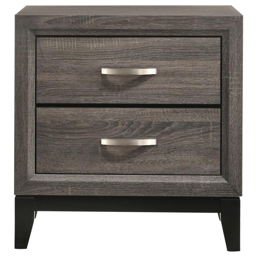 Watson Four-piece Twin Bedroom Set Grey Oak