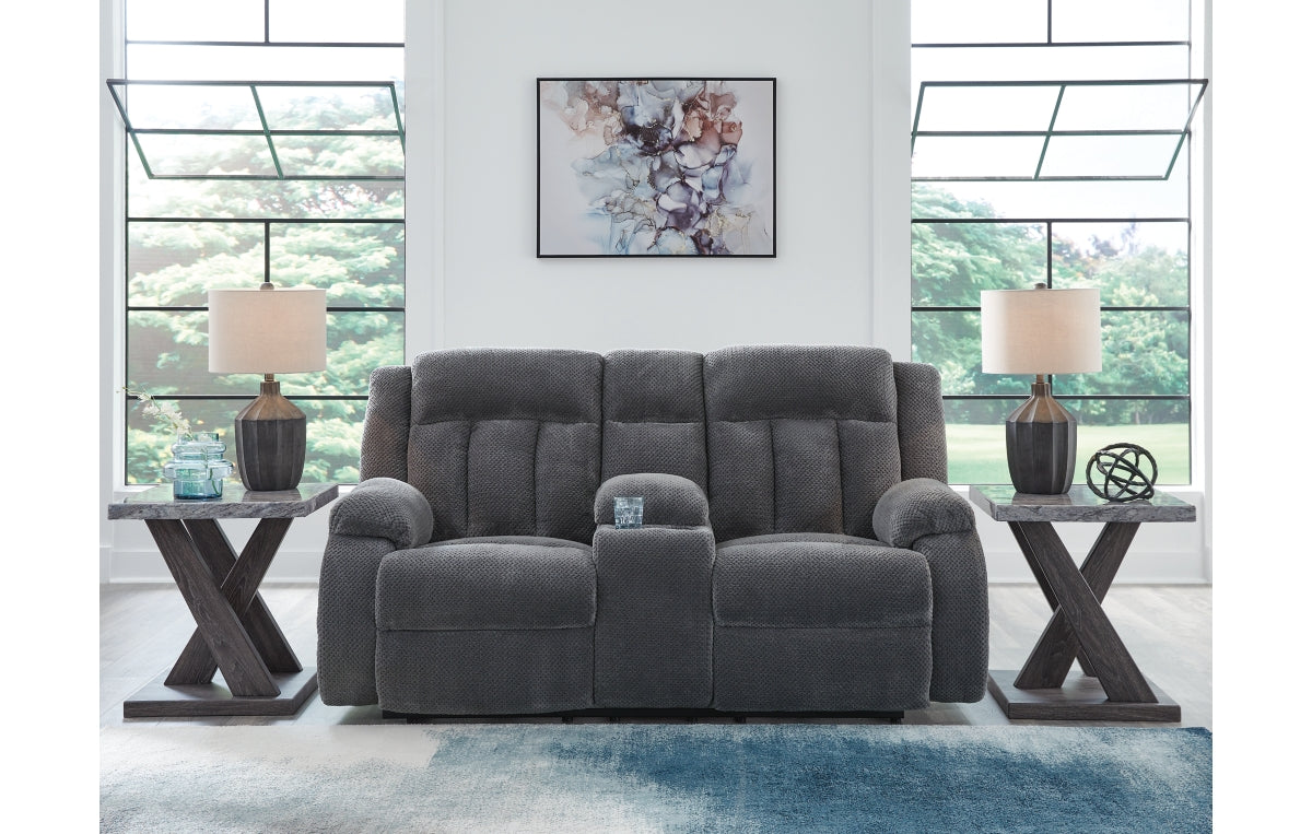 Observation Power Reclining Loveseat with Console