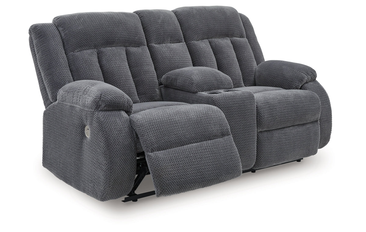 Observation Power Reclining Loveseat with Console