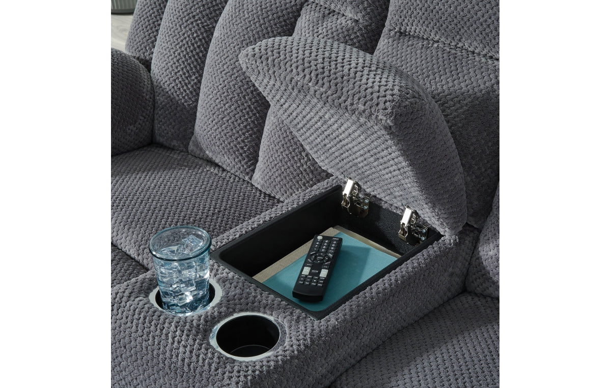 Observation Power Reclining Loveseat with Console