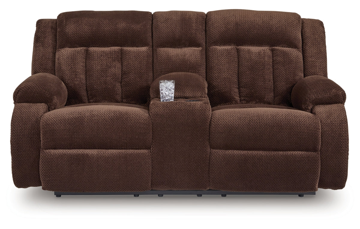 Observation Power Reclining Loveseat with Console