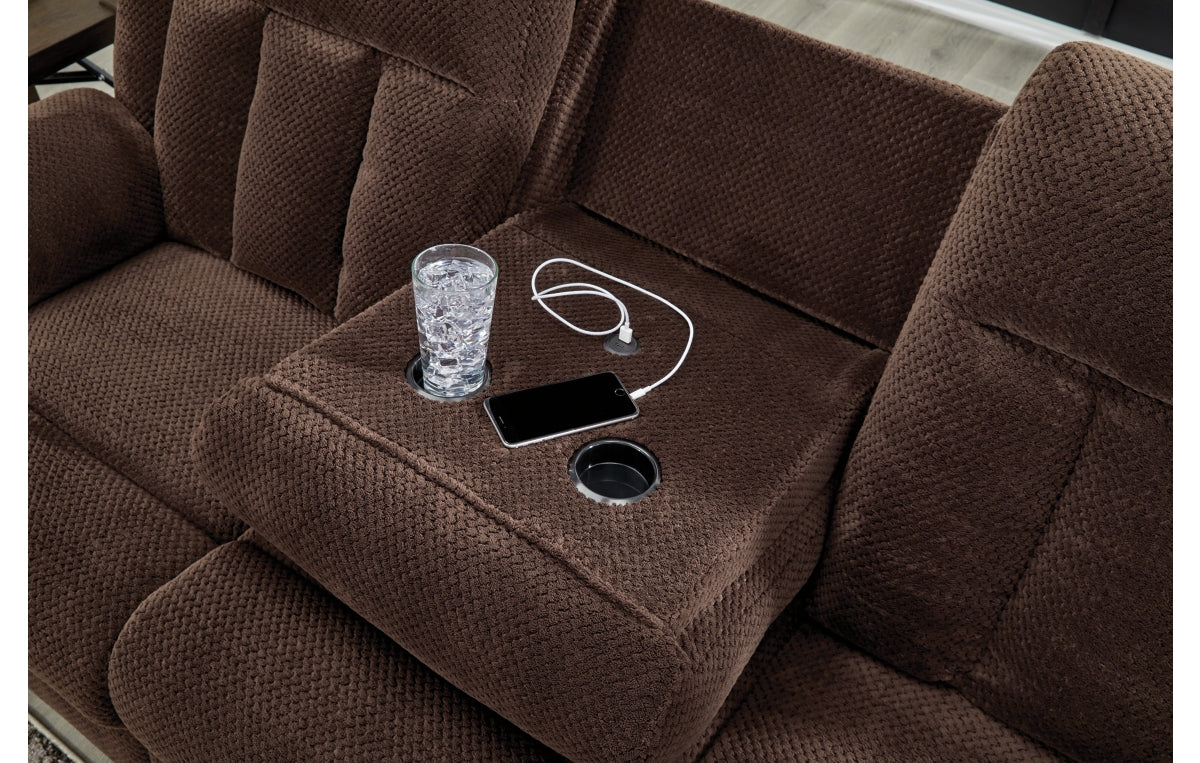 Observation Power Reclining Sofa with Drop Down Table