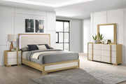 Hyland 4-piece Eastern King Bedroom Set Natural