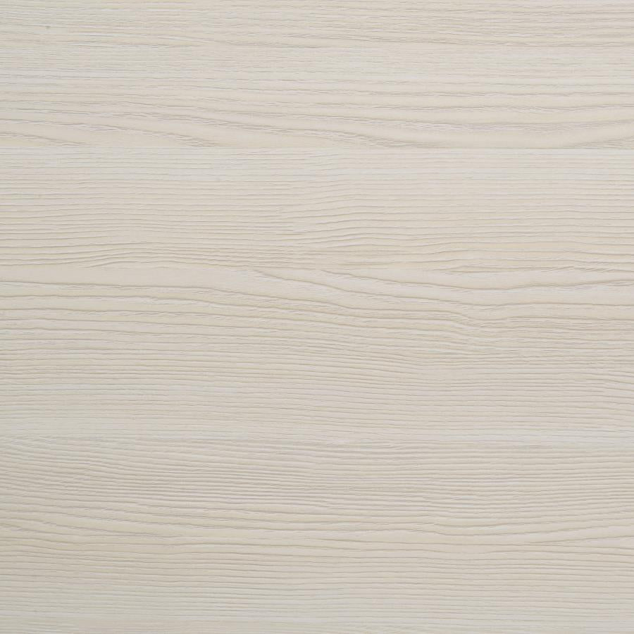 Hyland Wood Queen LED Panel Bed Natural and White