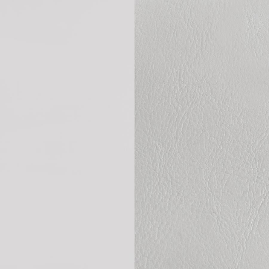 Cassia Queen LED Panel Bed White High Gloss