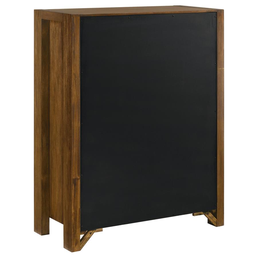 Adderley 5-piece California King Bedroom Set Warm Brown