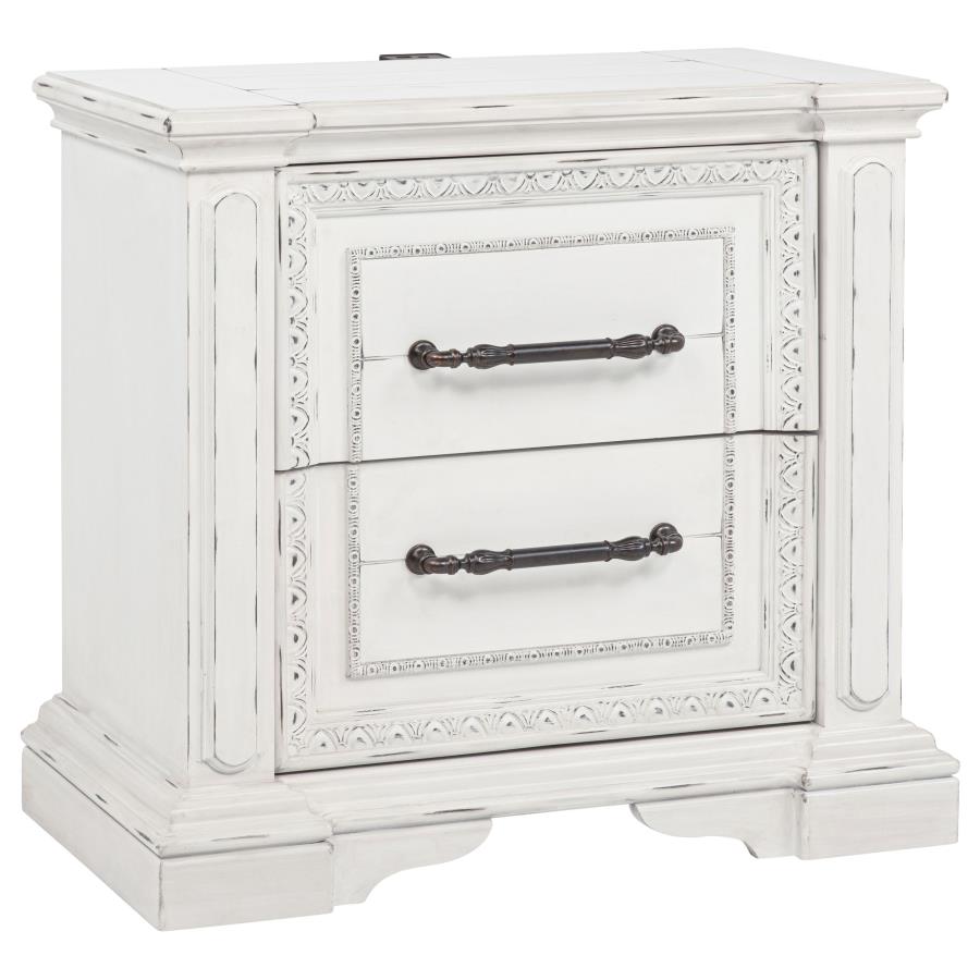 McKinney 5-piece California King Bedroom Set Vintage White