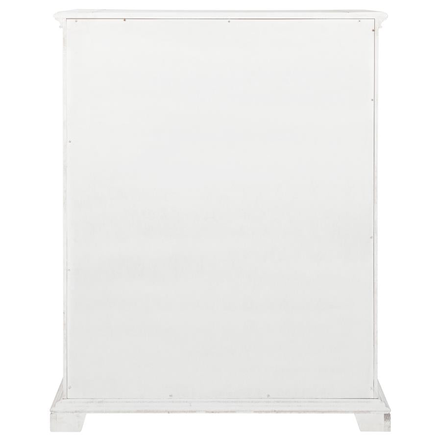 McKinney 5-drawer Bedroom Chest of Drawers Vintage White