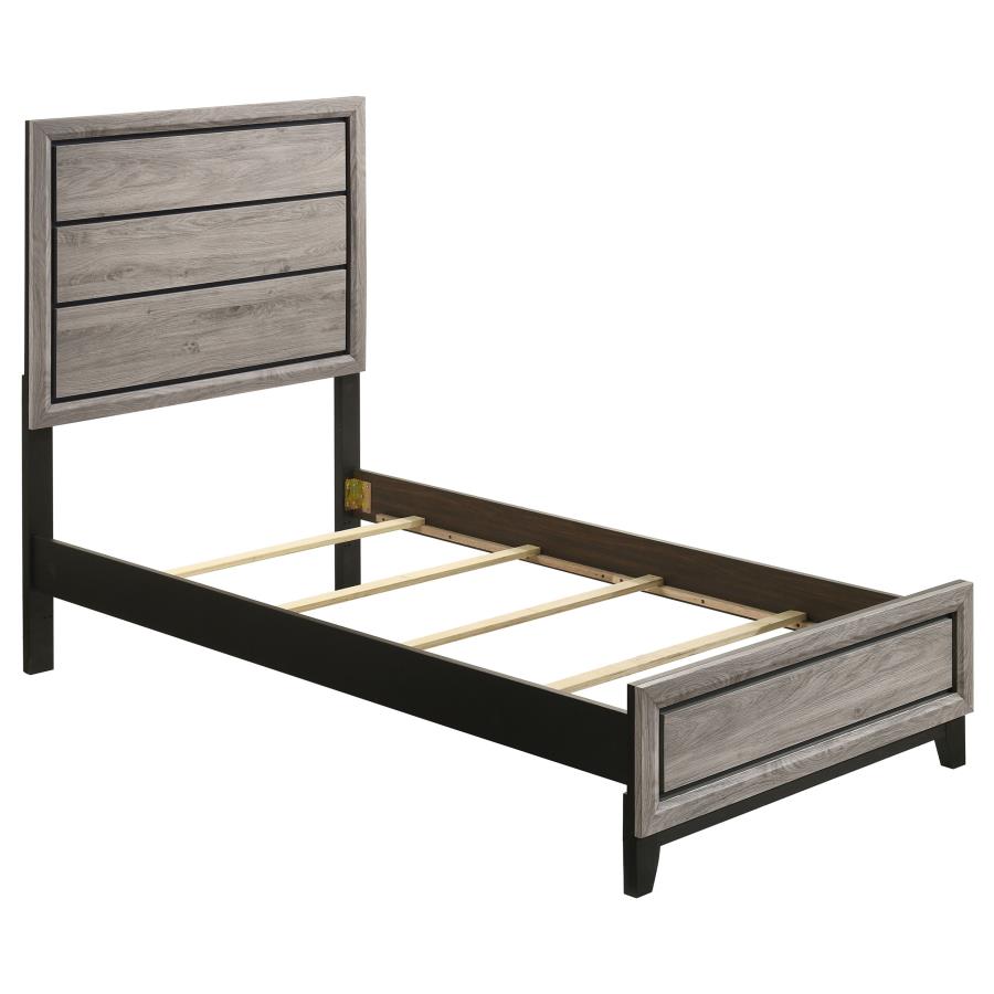 Valen Four-piece Twin Bedroom Set Light Taupe