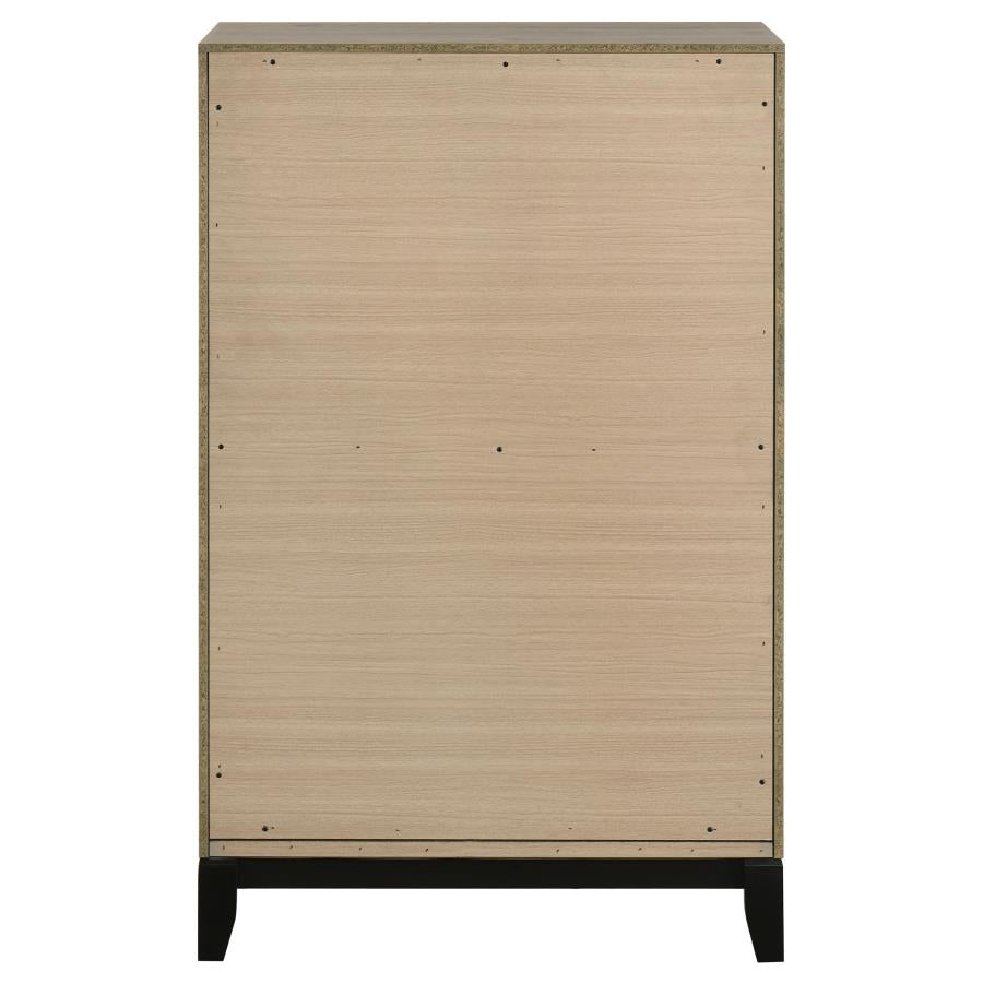 Watson 5-drawer Bedroom Chest of Drawers Light Taupe