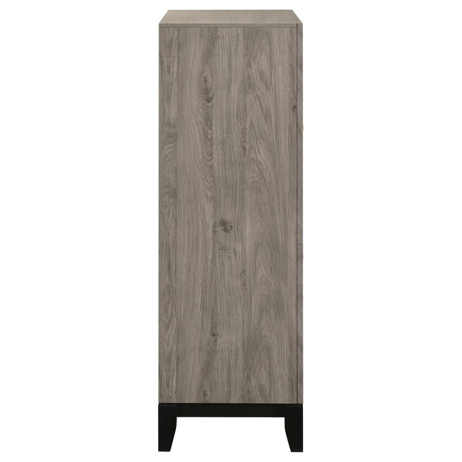 Valen 5-drawer Bedroom Chest of Drawers Light Taupe