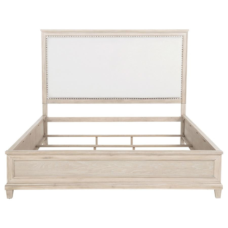 Pembroke 66-inch California King Panel Bed Washed Oak
