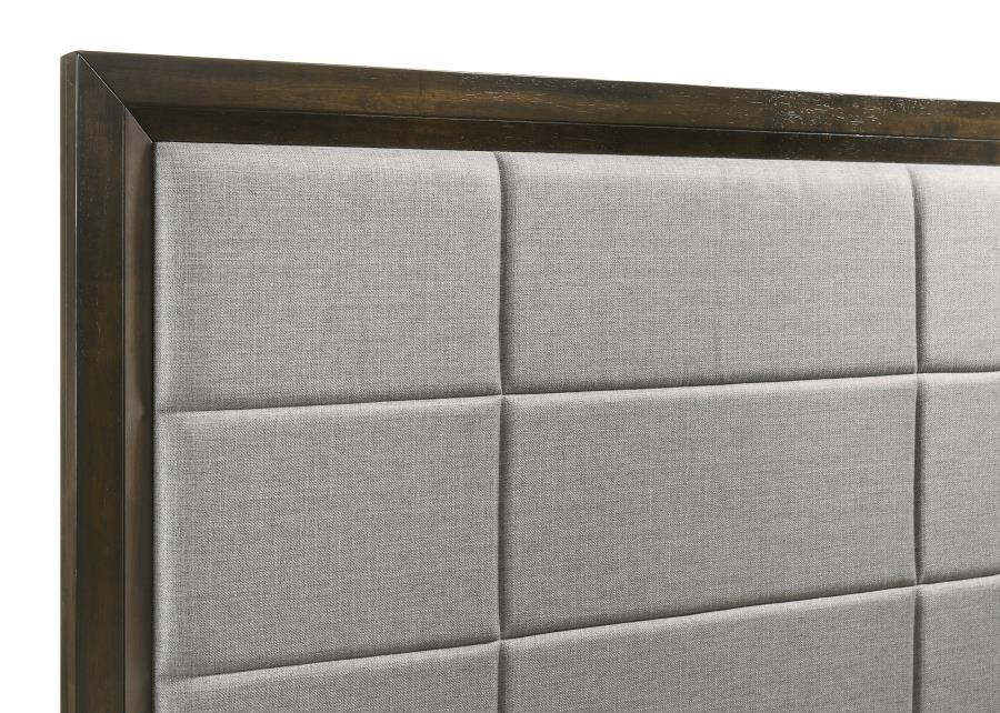 Atlas 4-piece Eastern King Bedroom Set Dark Oak