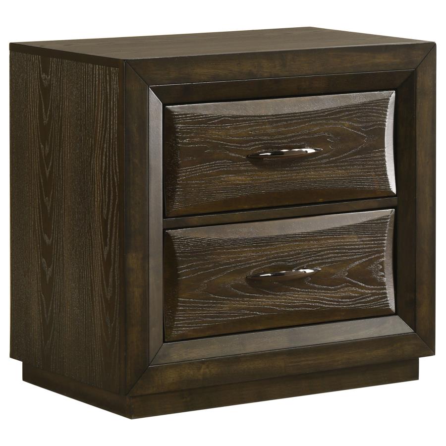 Atlas 5-piece Eastern King Bedroom Set Dark Oak